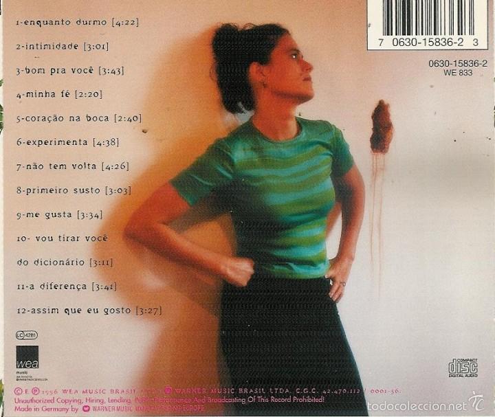 CDs de m&uacute;sica: Zelia Duncan cd Intimidade, 1996 - Foto 2
