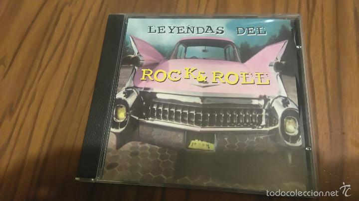 CD de M&uacute;sica: LEYENDAS DEL ROCK & ROCK. CD RECOPILATORIO CON 8 TEMAS. BUEN ESTADO