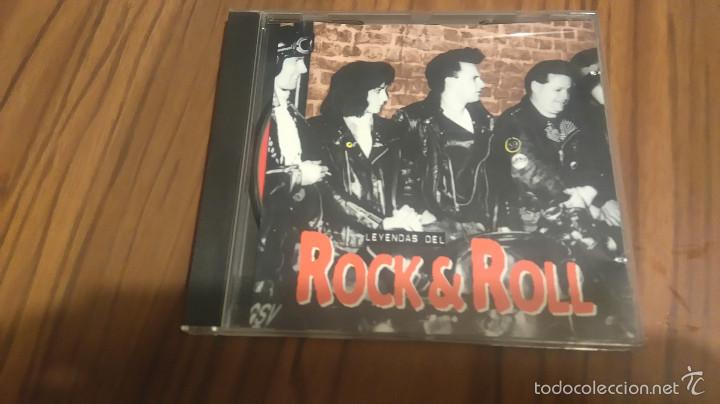 CD de M&uacute;sica: LEYENDAS DEL ROCK & ROCK. CD RECOPILATORIO CON 8 TEMAS. BUEN ESTADO