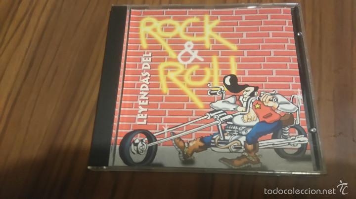 CD de M&uacute;sica: LEYENDAS DEL ROCK & ROCK. CD RECOPILATORIO CON 8 TEMAS. BUEN ESTADO