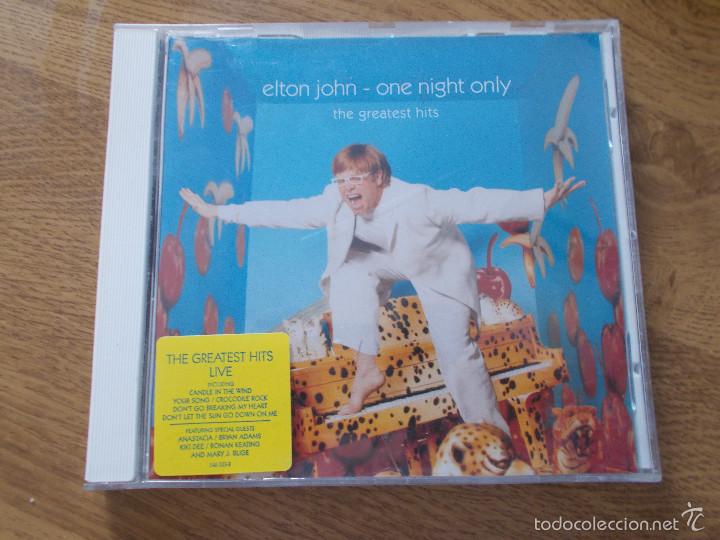 CDs de m&uacute;sica: ELTON JOHN- ONE NIGHT ONLY - Foto 1