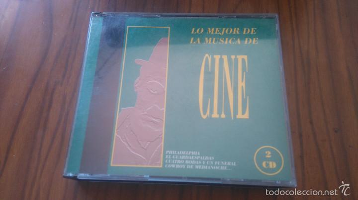 CD de M&uacute;sica: LO MEJOR DE LA M&Uacute;SICA DE CINE. DOBLE CD EN CAJA CON 24 TEMAS ENTRE LOS DOS. BUEN ESTADO. RARO