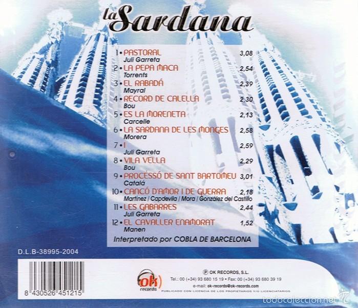 CDs de m&uacute;sica: CD LA SARDANA  COBLA DE BARCELONA - Foto 2