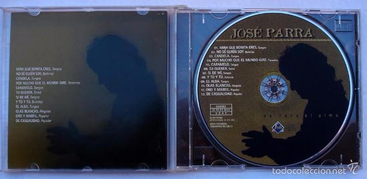 CDs de m&uacute;sica: JOS&Eacute; PARRA - SE LLEVA EL ALMA (CD) 2001 - Foto 2