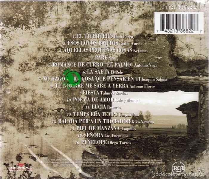 CDs de m&uacute;sica: CD SERRAT ... ERES &Uacute;NICO!  (PRECINTADO) - Foto 2