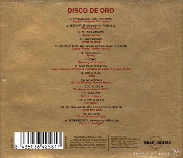 CDs de m&uacute;sica: CD DISCO DE ORO - Foto 2