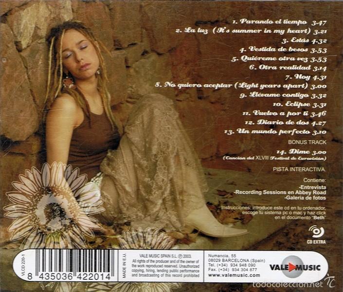 CDs de m&uacute;sica: CD BETH &uml;OTRA REALIDAD&uml; - Foto 2