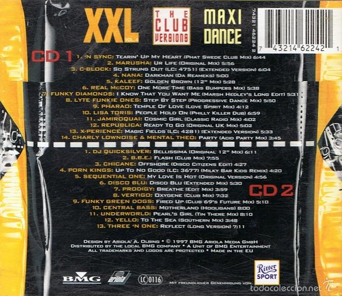 CDs de m&uacute;sica: CD MAXI DANCE XXL VOL. 4 ( 2 CD) - Foto 2