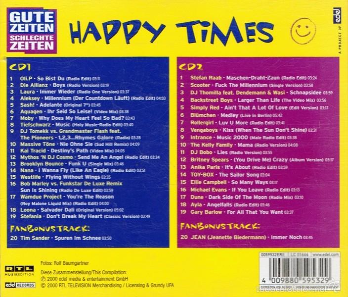 CDs de m&uacute;sica: CD HAPPY TIMES GUTEZEITEN ( 2CD) - Foto 2