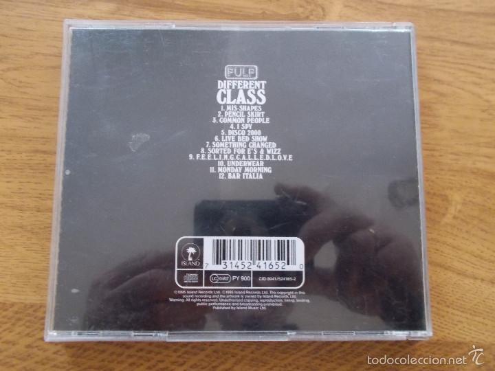 CDs de m&uacute;sica: PULP DIFFERENT CLASS EDICION INGLESA - Foto 2