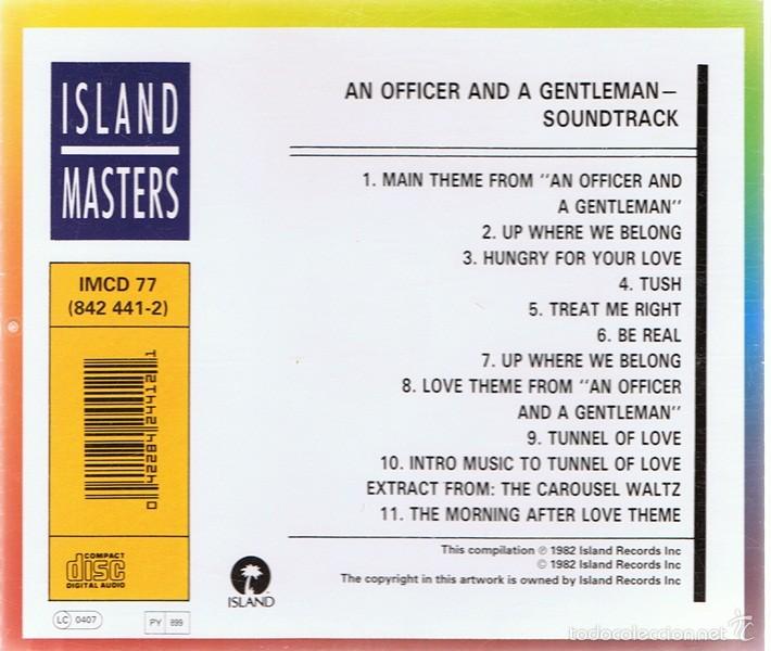 CDs de m&uacute;sica: CD AN OFFICER AND A GENTLEMAN - Foto 2