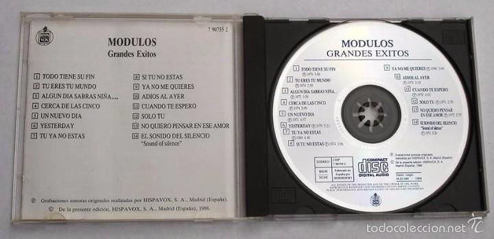 CDs de m&uacute;sica: MODULOS - GRANDES EXITOS (CD) 1988 - Foto 2