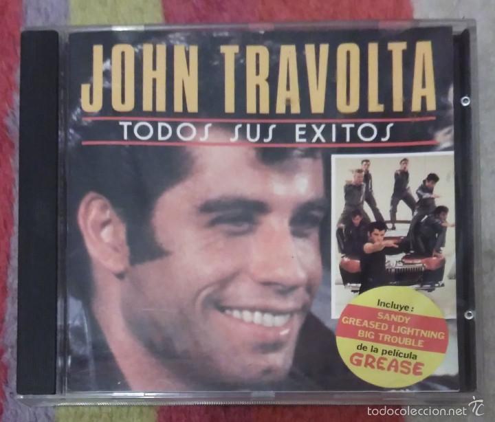 CDs de m&uacute;sica: JOHN TRAVOLTA (TODOS SUS EXITOS) CD 1991 * Raro - Foto 1