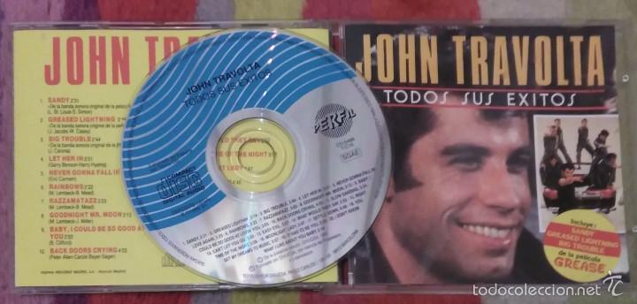 CDs de m&uacute;sica: JOHN TRAVOLTA (TODOS SUS EXITOS) CD 1991 * Raro - Foto 3