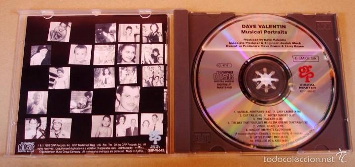 CDs de m&uacute;sica: DAVE VALENTIN - MUSICAL PROTRAITS (CD) 1992 - Foto 2