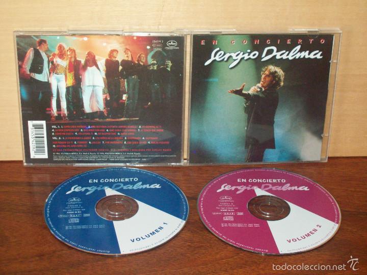 CDs de m&uacute;sica: SERGIO DALMA - EN CONCIERTO - DOBLE CD - Foto 1
