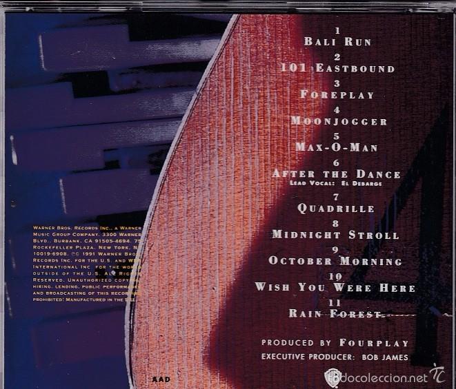 CDs de m&uacute;sica: Fourplay . CD de 1991 - Foto 2