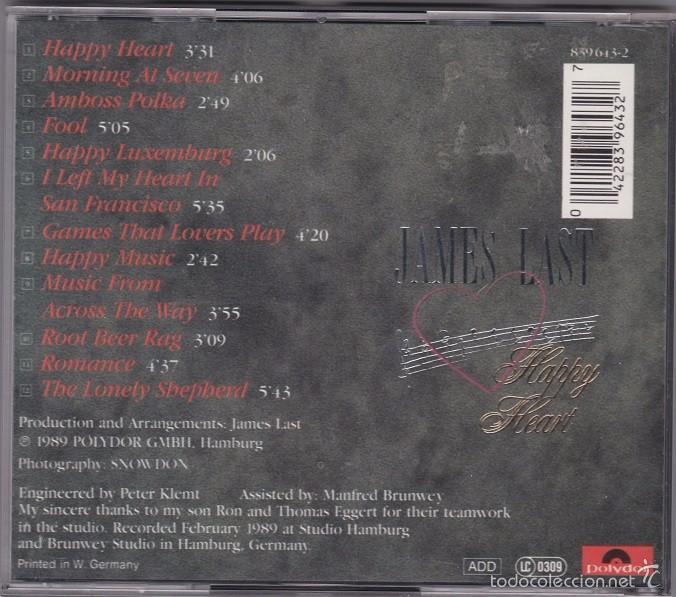 CDs de m&uacute;sica: James Last - Happy Heart - Foto 2