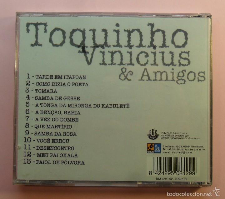 CDs de m&uacute;sica: CD Toquinho , Vinicius y amigos - Foto 2