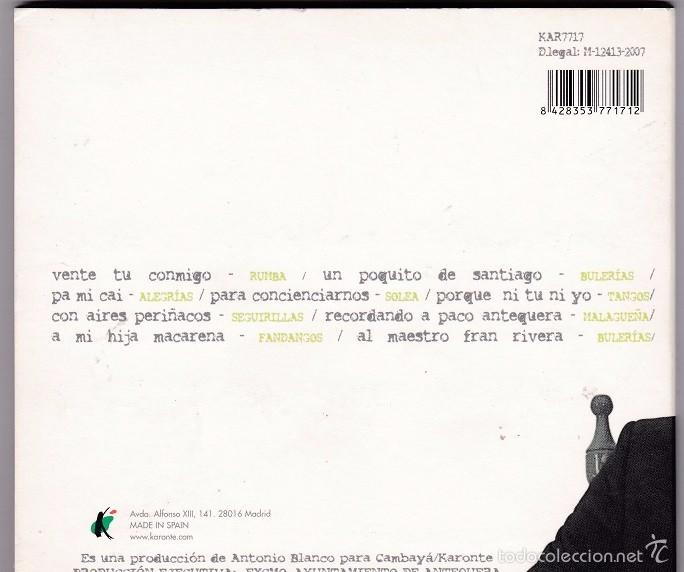 CDs de m&uacute;sica: Luis Perdiguero - Vente Conmigo! - CD Digipack - Foto 2