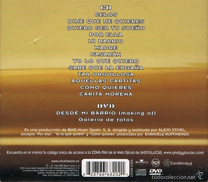 CDs de m&uacute;sica: ANDY & LUCAS &uml;DESDE MI BARRIO&uml; CD + DVD - Foto 2
