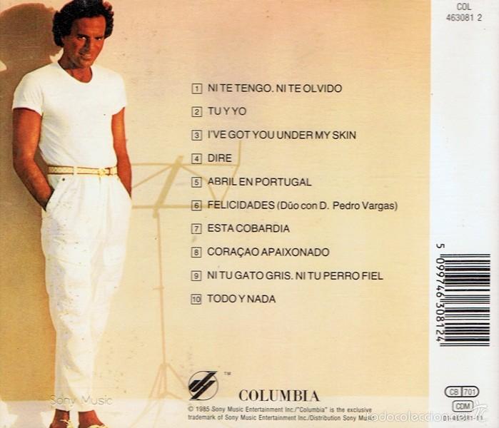 CDs de m&uacute;sica: CD JULIO IGLESIAS &uml;LIBRA&uml; - Foto 2