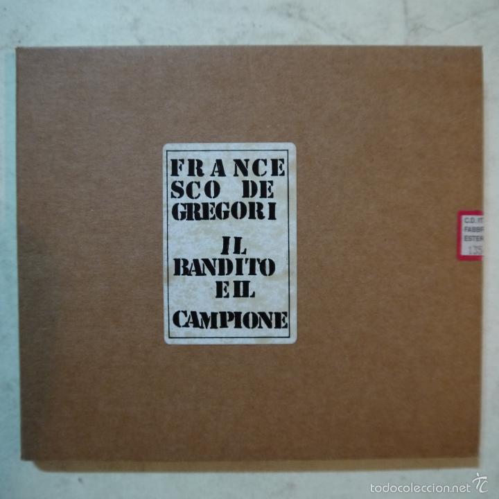 CDs de m&uacute;sica: FRANCESCO DE GREGORI - IL BANDITO E IL CAMPIONE - CD 1993 - Foto 1