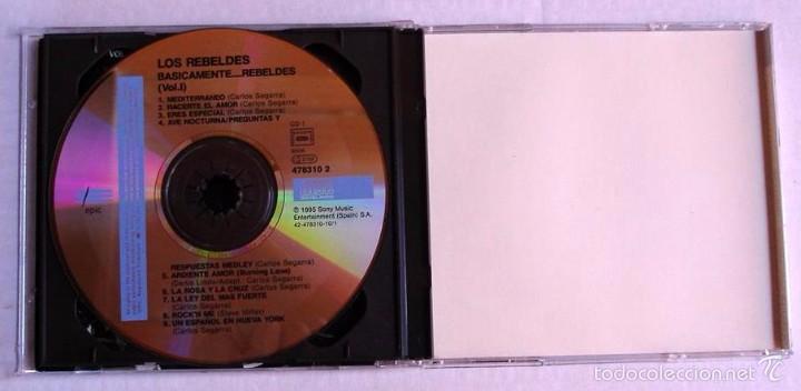 CDs de m&uacute;sica: LOS REBELDES - BASICAMENTE REBELDES ( 2CD ) 1995 - Foto 3