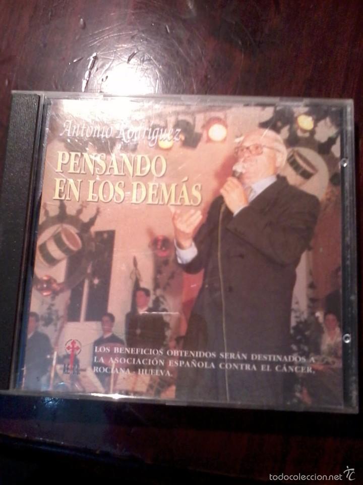 CDs de m&uacute;sica: ANTONIO RODRIGUEZ PENSANDO EN LOS DEM&Aacute;S. MB2CD - Foto 1