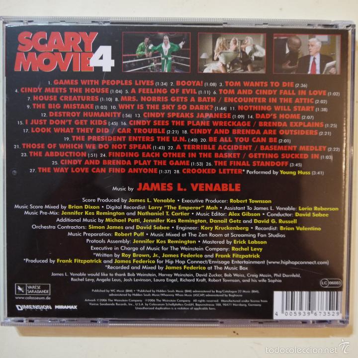 CDs de m&uacute;sica: BSO SCARY MOVIE 4 - CD - Foto 2