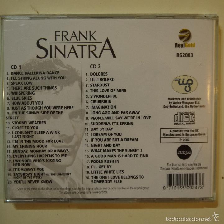 CDs de m&uacute;sica: FRANK SINATRA - 40 TRACKS - 2 CDS 2003 - Foto 2