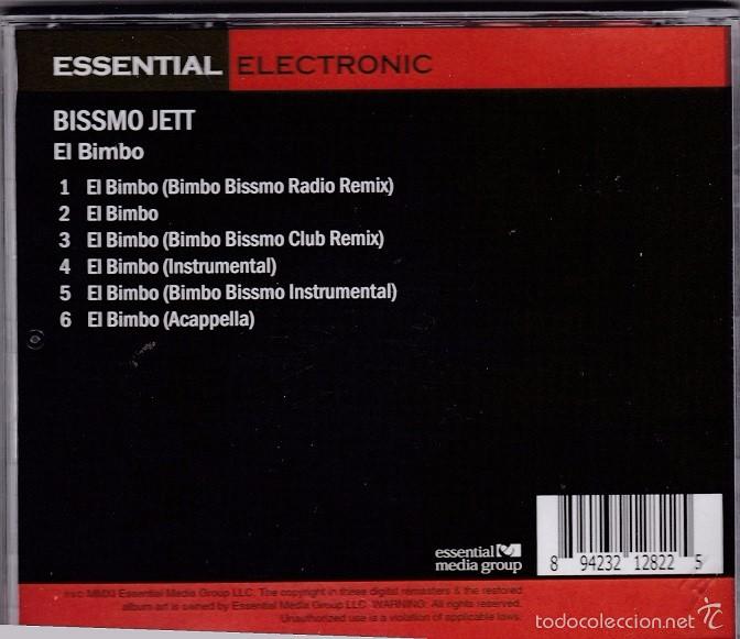 CDs de m&uacute;sica: El Bissmo Jett - El Bimbo - Foto 2