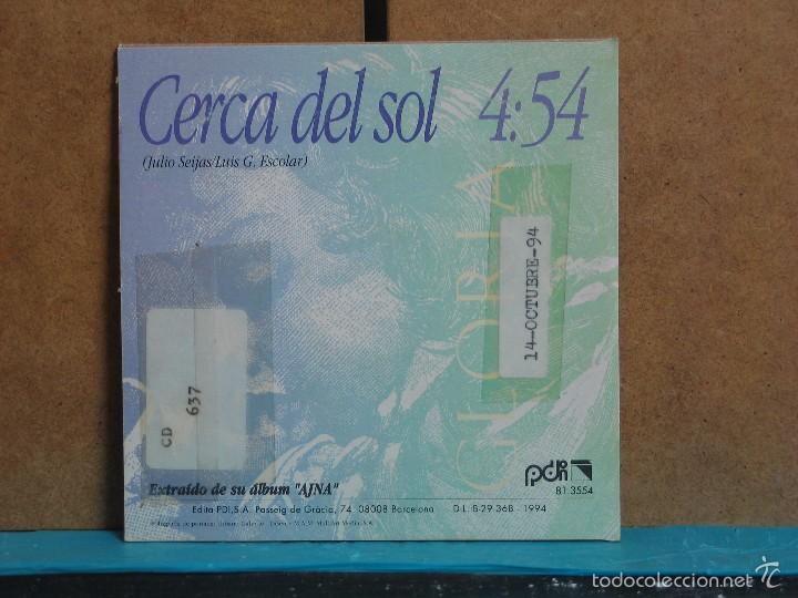 CDs de m&uacute;sica: Gl&ograve;ria - Cerca del Sol - PDI 81.3554 - 1994 - Foto 2