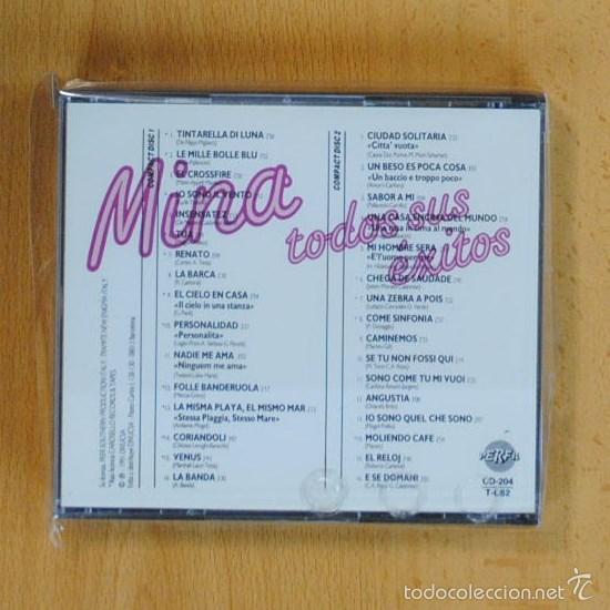 CDs de m&uacute;sica: MINA - TODOS SUS EXITOS - CD - Foto 2