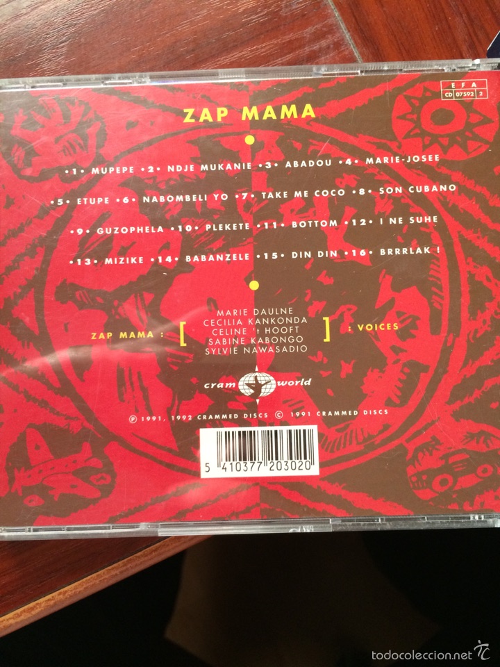 CDs de m&uacute;sica: ZAP MAMA-1992 CD - Foto 2