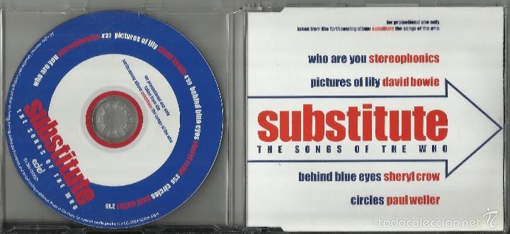CDs de M&uacute;sica: SUBSTITUTE THE SONGS OF THE WHO MAXI CD BOWIE-PAUL WELLER-SHERYL CROW-STEREOPHONICS