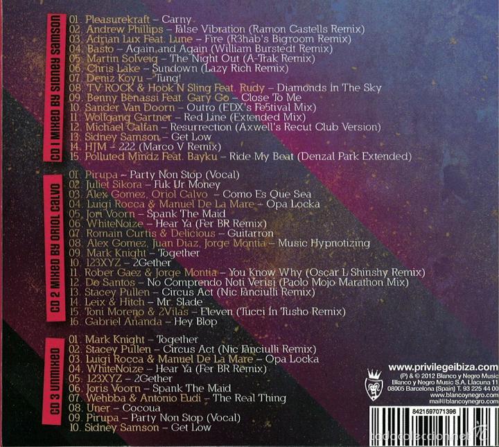 CDs de m&uacute;sica: PRIVILEGE IBIZA 2012 * 3CD * LTD DIGIPACK * PRECINTADO - Foto 2