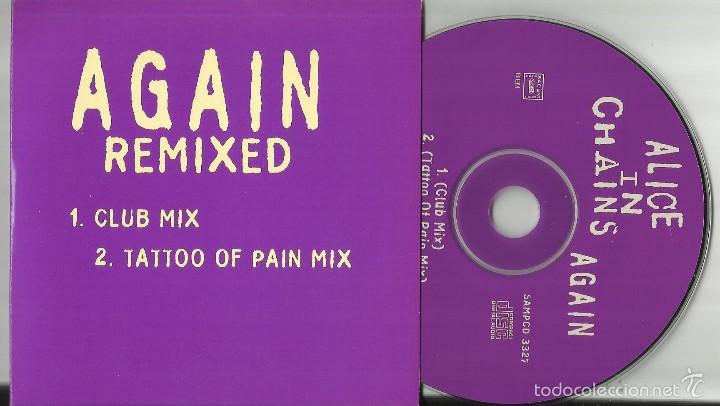 CDs de m&uacute;sica: alice in chains cd single promocional again remixed.1996 - Foto 1