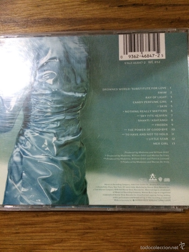 CDs de m&uacute;sica: MADONNA-RAY OF LIGHT - Foto 2