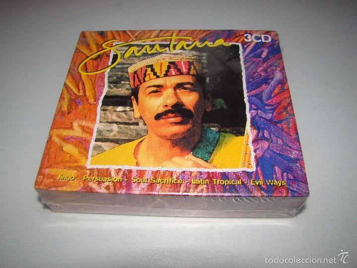 CDs de m&uacute;sica: Pack de 3 CD SANTANA - NUEVO - Foto 1