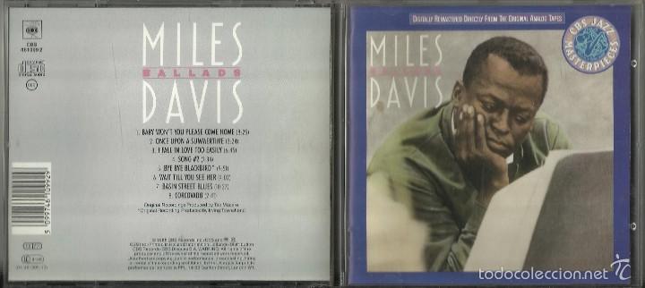 CDs de m&uacute;sica: miles davis cd ballads.1988 - Foto 1