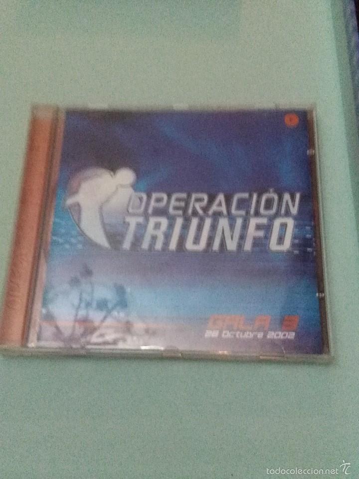 CDs de m&uacute;sica: OPERACI&Oacute;N TRIUNFO GALA 3. C6CD - Foto 1