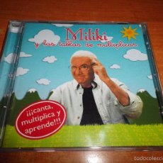 CDs de Música: MILIKI Y LAS TABLAS DE MULTIPLICAR CD ALBUM DEL AÑO 2005 LOS PAYASOS DE LA TELE CONTIENE 14 TEMAS. Lote 289449268