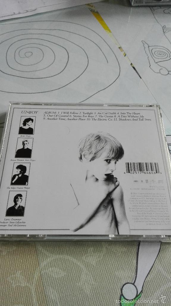 CDs de m&uacute;sica: U2 - Boy - 1980 - 1 CD - Remastered - Foto 3