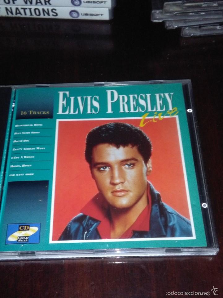 CDs de m&uacute;sica: ELVIS PRESLEY LIVE. 16 TRACKS. C4CD - Foto 1