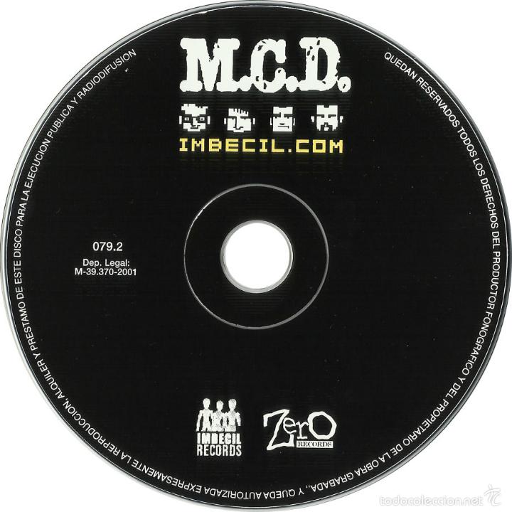 CDs de m&uacute;sica: M.C.D. * CD * IMB&Eacute;CIL.COM * PRECINTADO * EL MEJOR PUNK - Foto 3