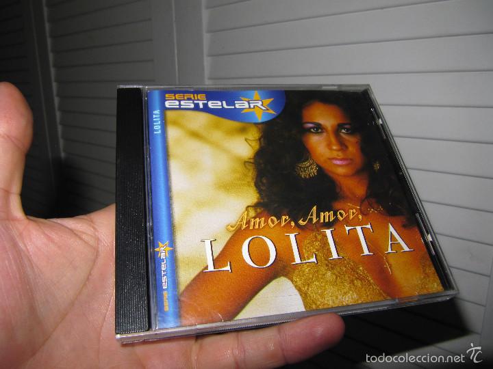 Music CDs: CD-LOLITA-AMOR,AMOR,-SONY-2000-10 CANCIONES-.
