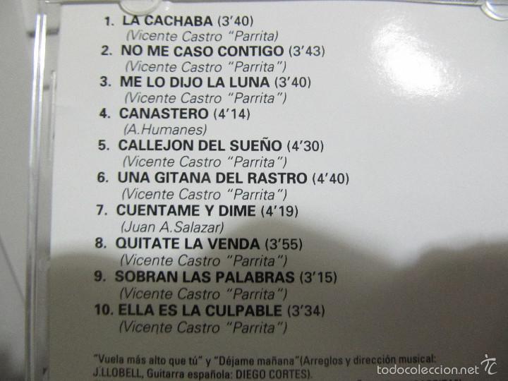 CDs de m&uacute;sica: ***PARRITA-UNA GITANA DEL RASTRO CD ORIGINAL 1993-DIFICIL*** - Foto 2
