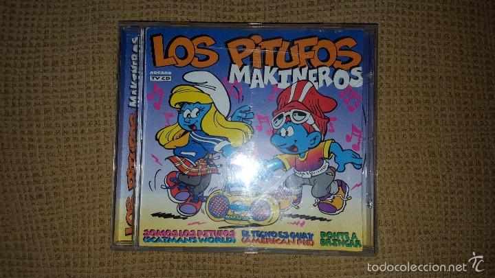 CDs de m&uacute;sica: LOS PITUFOS MAKINEROS CD ARCADE 13 TEMAS - Foto 1