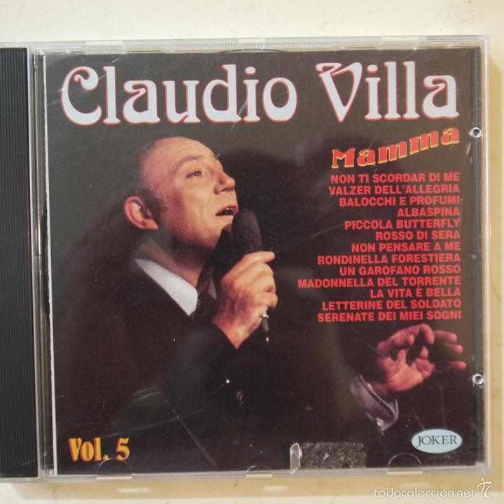 CDs de m&uacute;sica: CLAUDIO VILLA VOL.5 - MAMMA - CD 1996 - Foto 1